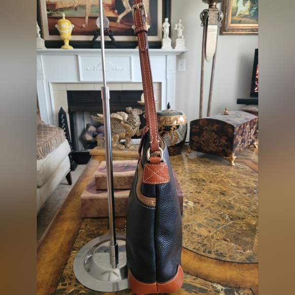 Dooney & Bourke Black and Brown Bag - Picture 3 of 12